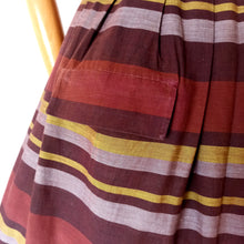 Charger l'image dans la galerie, 1950s 1960s - Le Signe de Paris, France - Exquisite Pistacho Brown Dress - W30 (76cm)