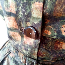 Charger l'image dans la galerie, 1950s 1960s - Gorgeous Abstract Satin Dress - W36 (91cm)