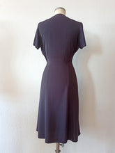 Cargar imagen en el visor de la galería, 1940s - Puritan, USA - Gorgeous Beaded Rayon Dress - W32 (81cm)