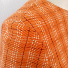 Carica l'immagine nel visualizzatore di Gallery, 1960s - Gorgeous Orange Cotton Wool Dress - W30 (76cm)