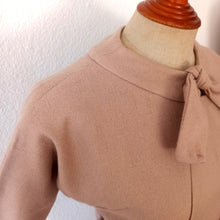 Charger l'image dans la galerie, 1950s 1960s - Stunning Radically Curvy Wool Dress - W30 (76cm)