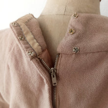 Charger l'image dans la galerie, 1950s 1960s - Stunning Radically Curvy Wool Dress - W30 (76cm)