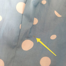 Charger l'image dans la galerie, 1950s - Adorable German Baby Blue Dotted Cotton Dress - W34 (86cm)