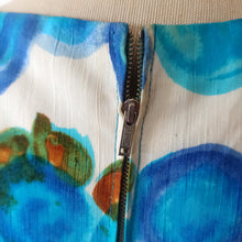 Charger l'image dans la galerie, 1950s - Precious Blue Floral Quality Cotton Dress - W27 (68cm)