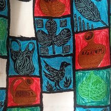 Charger l'image dans la galerie, 1950s - Fabulous Colorful Novelty Print Skirt - W26 (66cm)