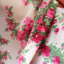 Charger l'image dans la galerie, 1950s - Stunning French Couture Floral Dress - W27 (68cm)