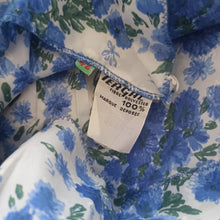 Charger l'image dans la galerie, 1950s - Gorgeous French Floral Satin Dress - W29 (74cm)