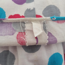 Charger l'image dans la galerie, 1950s 1960s - Gorgeous Abstract Soft Barkcloth Dress - W29 (74cm)