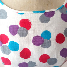 Charger l'image dans la galerie, 1950s 1960s - Gorgeous Abstract Soft Barkcloth Dress - W29 (74cm)