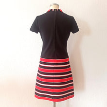 Charger l'image dans la galerie, 1960s - Cool Black & Red Mod Dress - W33 (84cm)