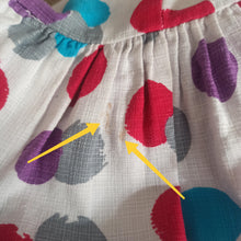 Charger l'image dans la galerie, 1950s 1960s - Gorgeous Abstract Soft Barkcloth Dress - W29 (74cm)