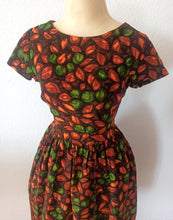 Load image into Gallery viewer, 1960s - Stunning Colors Corduroy Dress - W26 (66cm)