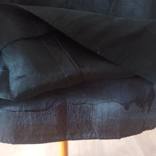 Charger l'image dans la galerie, 1950s - Stunning Solid Black Floral Organza Dress - W29 (74cm)