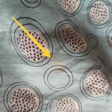 Cargar imagen en el visor de la galería, 1940s - Gorgeous Abstract Teal Silk Dress - W27.5 (70cm)