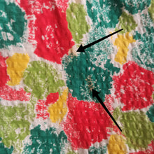 Cargar imagen en el visor de la galería, 1940s - Stunning French Abstract Primary Colors Pockets Dress - W30 (76cm)