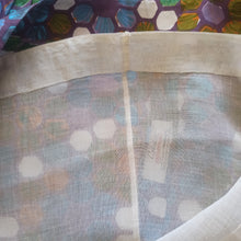 Charger l'image dans la galerie, 1950s - Joppy, Paris - Stunning Abstract Floral Colorful Cotton Dress - W26 (66cm)