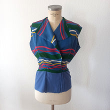 Charger l'image dans la galerie, 1950s - Stunning Colors 2pc Top & Skirt Set - W27/27.5 (68/70cm)