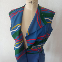 Charger l'image dans la galerie, 1950s - Stunning Colors 2pc Top & Skirt Set - W27/27.5 (68/70cm)