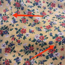 Load image into Gallery viewer, 1940s - Adorable Yellow Floral Rayon Day Dress - W28 (72cm)