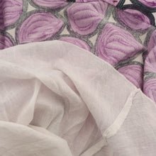 Load image into Gallery viewer, 1950s - Broderna Magnusson, Sweden - Purple Abstract Dress - W27 (68cm)