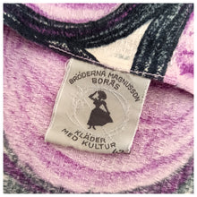 Load image into Gallery viewer, 1950s - Broderna Magnusson, Sweden - Purple Abstract Dress - W27 (68cm)