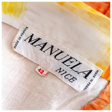 Charger l'image dans la galerie, 1950s - Manuela, Nice - Stunning Sunset Colors Dress - W25 (64cm)