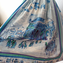 Charger l'image dans la galerie, 1950s - Spectacular Venice Novelty Print Dress - W26 (66cm)