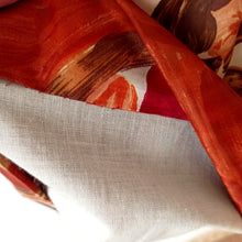 Charger l'image dans la galerie, 1950s 1960s - Gorgeous Abstract Satin Silk Dress - W24.5 (62cm)