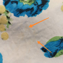 Charger l'image dans la galerie, 1950s - French Basket Mimosa Poppies Novelty Dress - W31 (78cm)