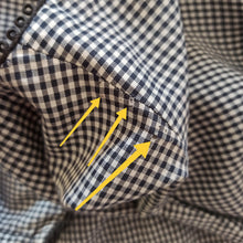 Charger l'image dans la galerie, 1950s - Adorable Black & White Vichy Cotton Dress - W28.5 (72cm)