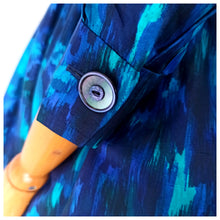 Charger l'image dans la galerie, 1950s - Stunning Abstract Floral Wild Silk Dress - W27 (68cm)