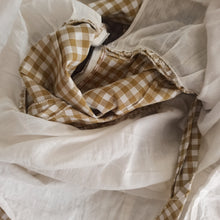 Charger l'image dans la galerie, 1950s - Adorable Green Olive/Brown Checked Pockets Dress - W27 (68cm)