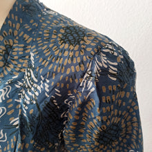 Cargar imagen en el visor de la galería, 1940s - Spectacular Couture Abstract Top & Dress Silk Set - W29 (74cm)
