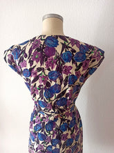 Charger l'image dans la galerie, 1950s 1960s - Stunning Abstract Floral Dress - W29 (74cm)