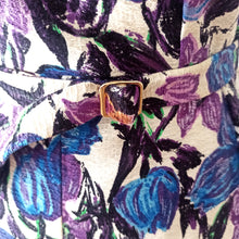 Charger l'image dans la galerie, 1950s 1960s - Stunning Abstract Floral Dress - W29 (74cm)