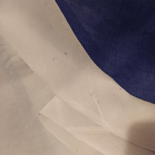 Charger l'image dans la galerie, 1950s - Stunning Blue Embroidery Linen Dress - W27 (68cm)