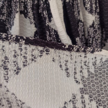 Charger l'image dans la galerie, 1950s - Stunning French Black & White Cotton Dress - W24 (60cm)