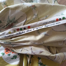 Charger l'image dans la galerie, 1950s - Trianon, France - Collector's Hanprinted Roses Dress - W24 (60cm)