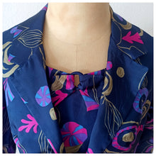 Charger l'image dans la galerie, 1960s - Spectacular Purple Satin Dress & Jacket Set - W34 (86cm)