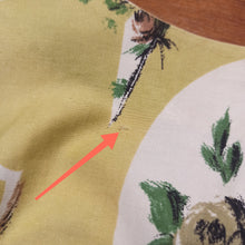 Charger l'image dans la galerie, 1950s - Trianon, France - Collector's Hanprinted Roses Dress - W24 (60cm)