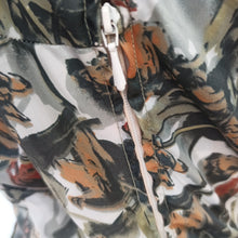 Charger l'image dans la galerie, 1950s - Fabulous Abstract Floral Satin Dress - W29 (74cm)