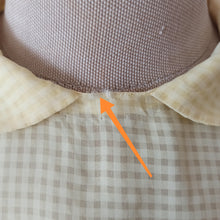 Charger l'image dans la galerie, 1940s 1950s - Gorgeous Yellow Smoked Cotton Dress - W29 (74cm)