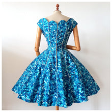 Charger l'image dans la galerie, 1950s - JACMY, France - Spectacular Haute Couture Dress - W27.5 (70cm)