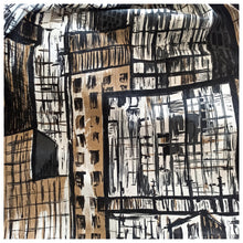 Charger l'image dans la galerie, 1950s - ARTÉMIS, France - New York Novelty Print Dress - W30 (76cm)