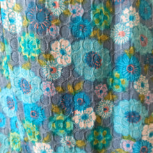 Charger l'image dans la galerie, 1960s - Adorable & Chic Floral Cotton Dress - W31.5 (80cm)