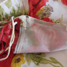 Charger l'image dans la galerie, 1950s - Stunning Spaghetti Straps Poppies Dress - W24 (60cm)