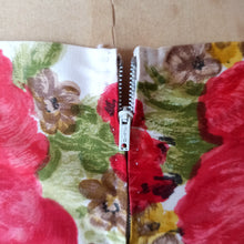 Charger l'image dans la galerie, 1950s - Stunning Spaghetti Straps Poppies Dress - W24 (60cm)
