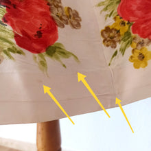 Charger l'image dans la galerie, 1950s - Stunning Spaghetti Straps Poppies Dress - W24 (60cm)