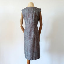 Charger l'image dans la galerie, 1960s - DE DOMINICI, Italy - Novelty Satin Jacket & Dress Set - W30 (76cm)