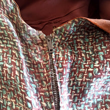 Charger l'image dans la galerie, 1960s - DE DOMINICI, Italy - Novelty Satin Jacket & Dress Set - W30 (76cm)